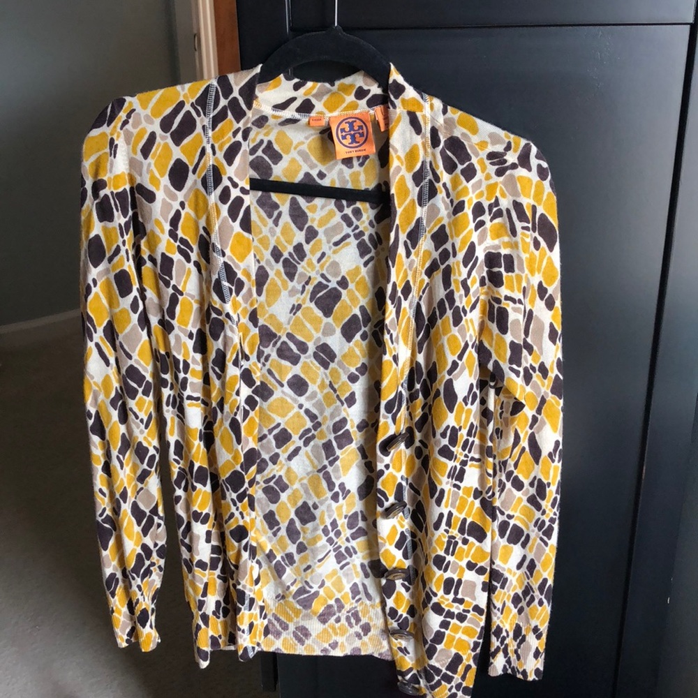 Patterned Tory Burch Cardigan - image 1
